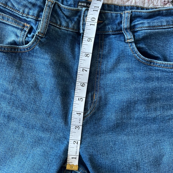 Frank & Oak The High Rise Kim Slim Fit Jean in Medium Indigo Size 28 - Picture 5 of 14